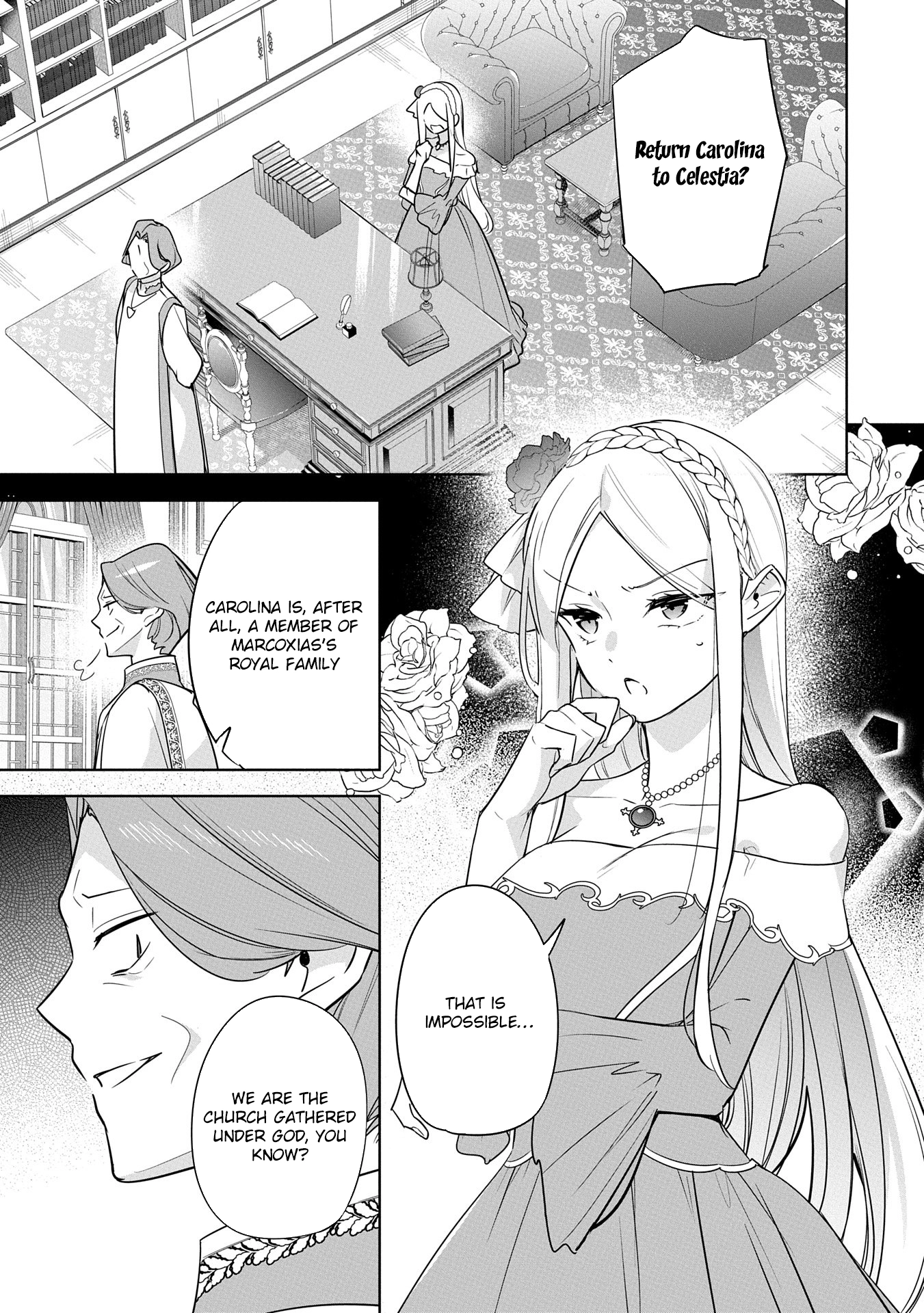The Oblivious Saint Who Leaks Power Finds Happiness in Her New Home Chapter 24 Page 27